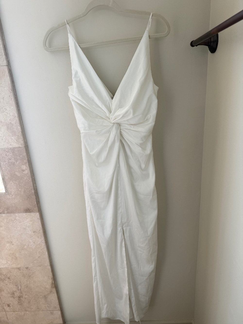 Abercrombie&fitch white gown